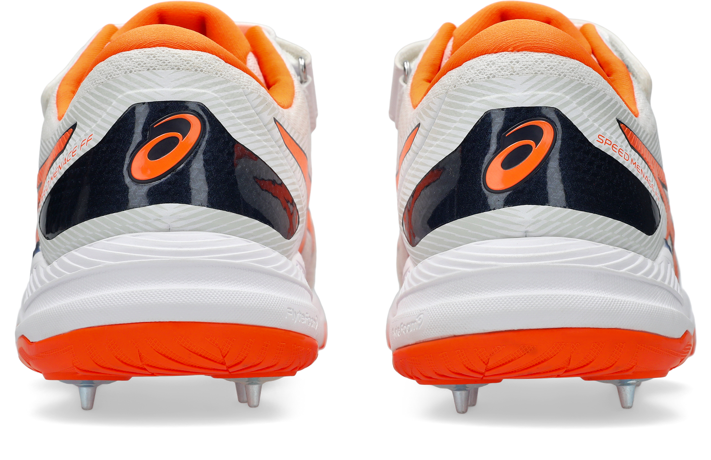 Asics Gel Speed Menace FF Cricket Shoe White/Shocking Orange