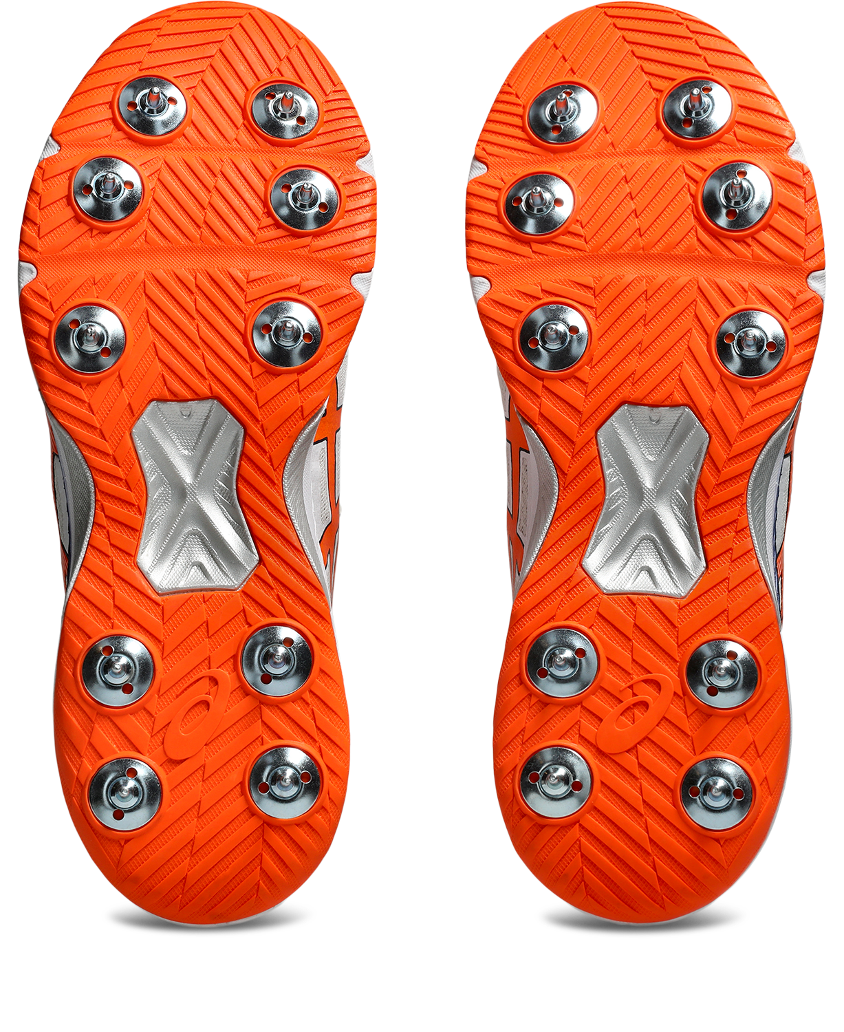 Asics Gel Speed Menace FF Cricket Shoe White/Shocking Orange