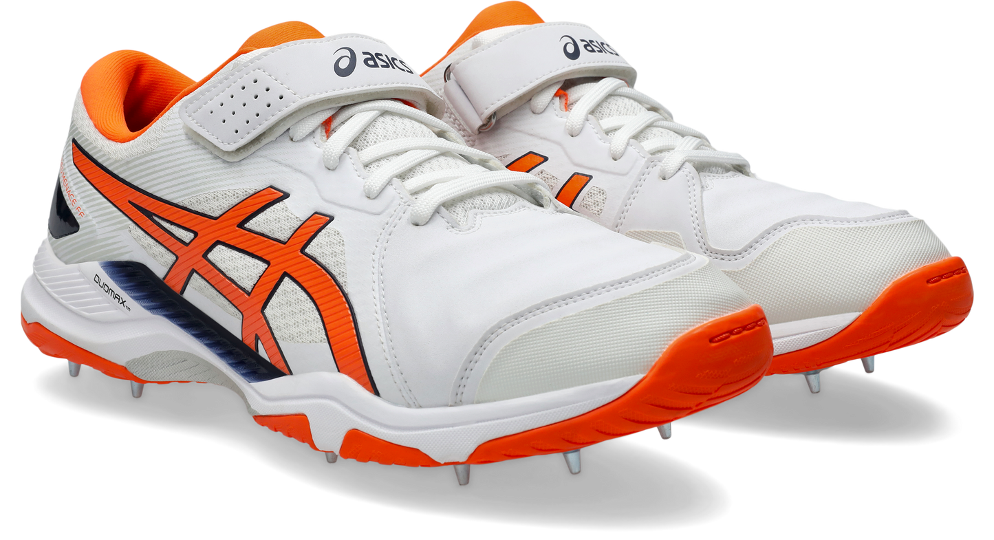 Asics Gel Speed Menace FF Cricket Shoe White/Shocking Orange