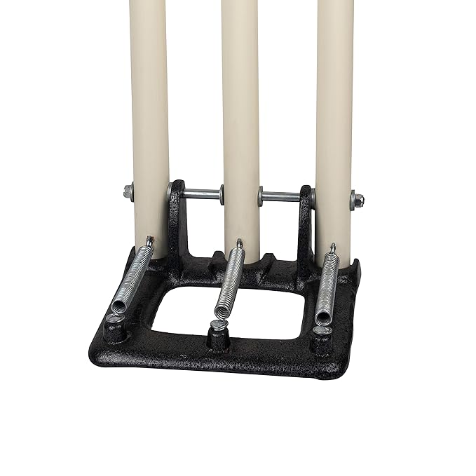 GA Spring Return Cricket Stumps Natural Wood