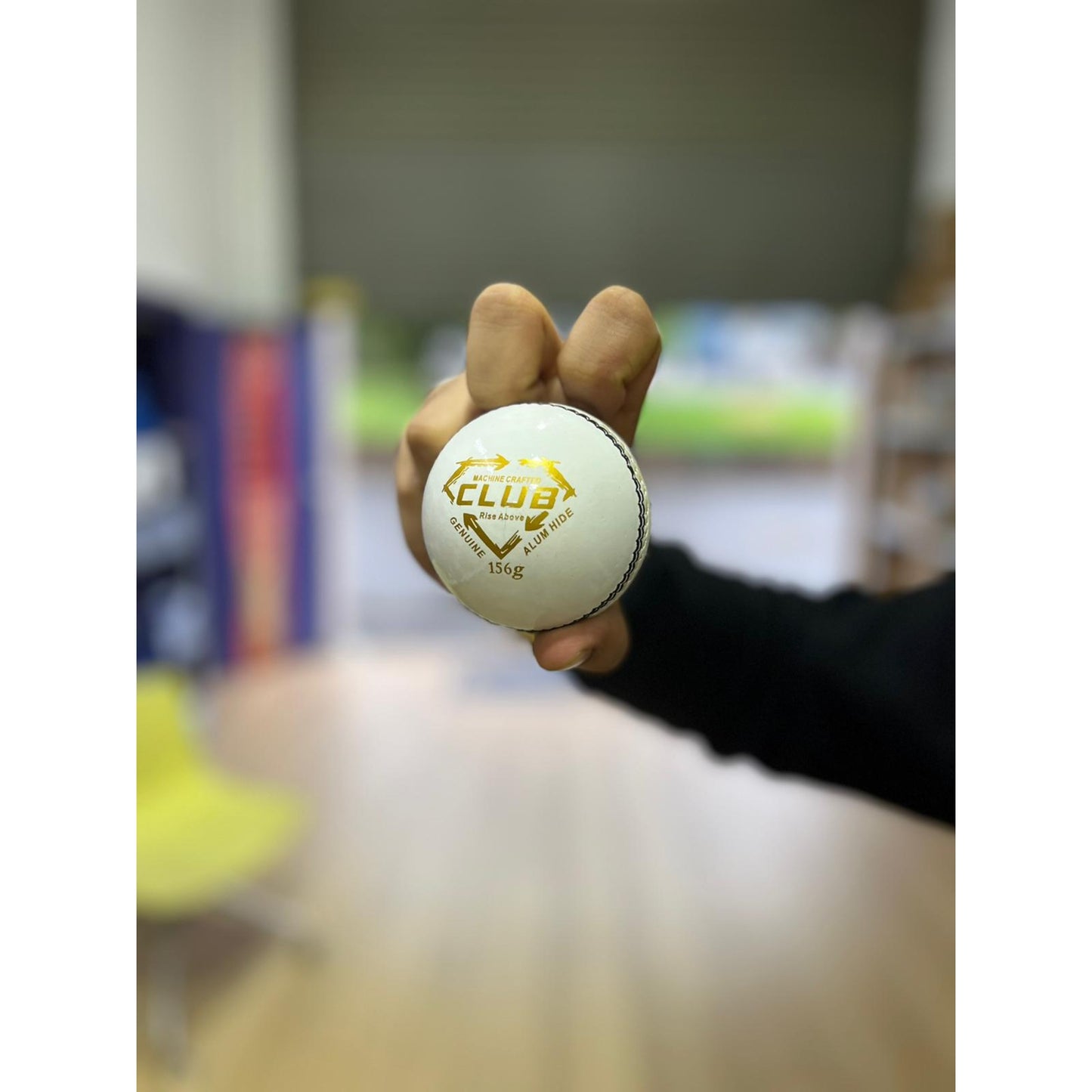 GA Club White Leather 4pc Cricket Ball 156grams