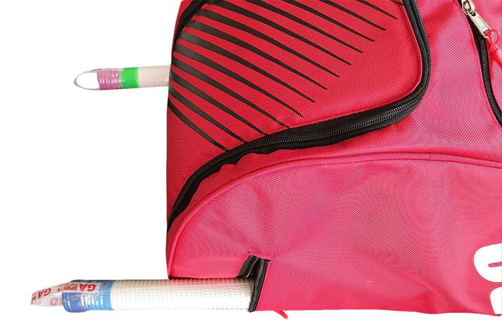 Red Sports bag With 2 Bats Pocket