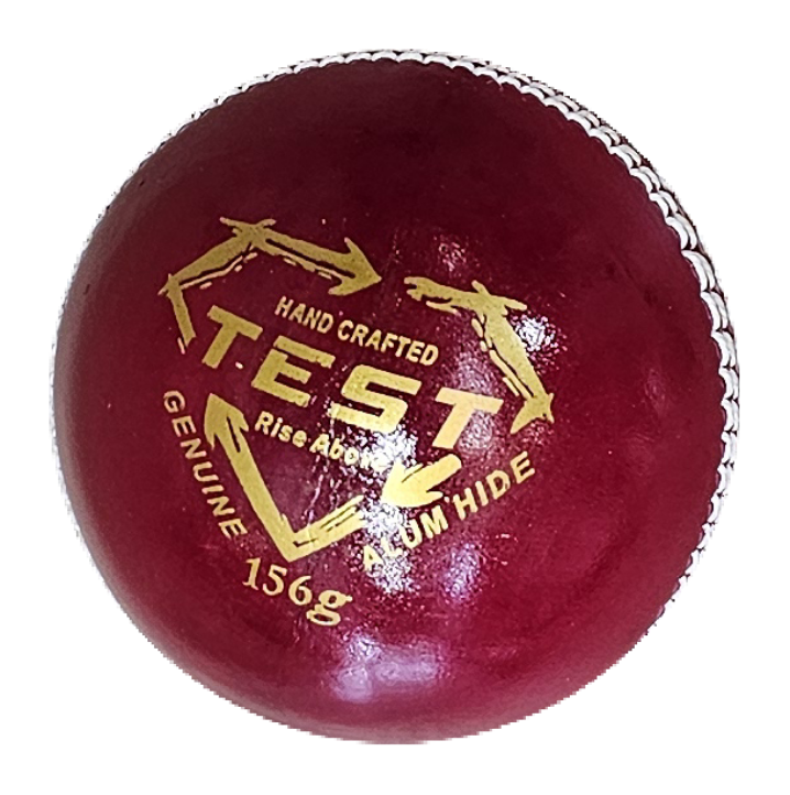 Test Red Leather Cricket Ball GA