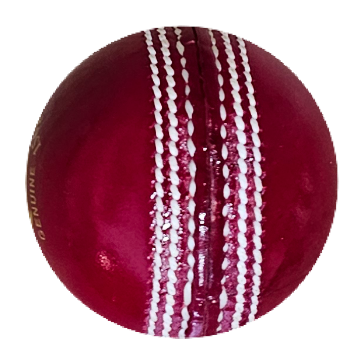 Test Red Leather Cricket Ball GA