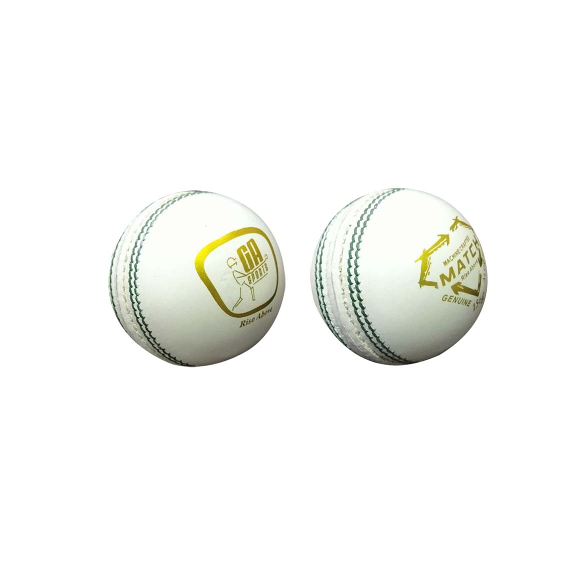 Match White Leather Cricket Ball GA