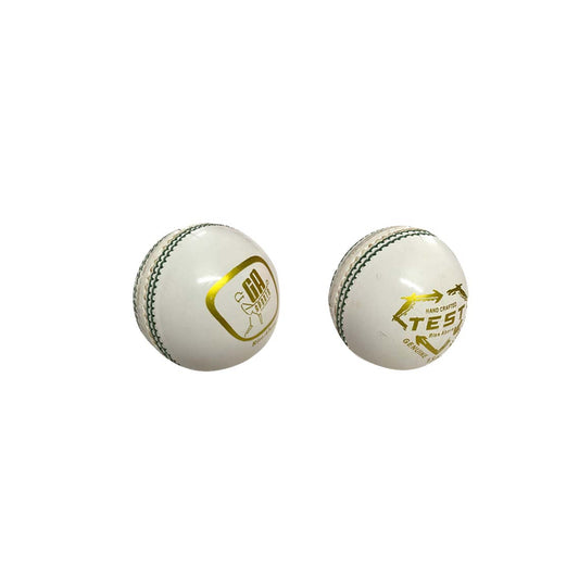 Test White Leather Cricket Ball GA
