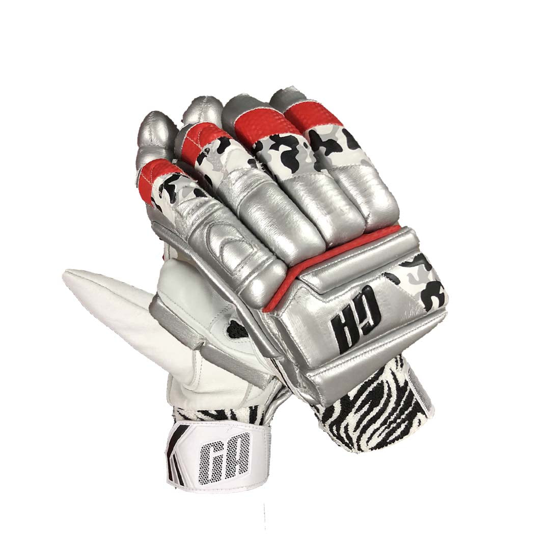 Savage Batting Gloves Silver