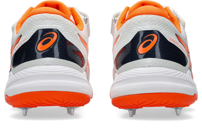 Asics Gel Speed Menace FF Cricket Shoe White/Shocking Orange