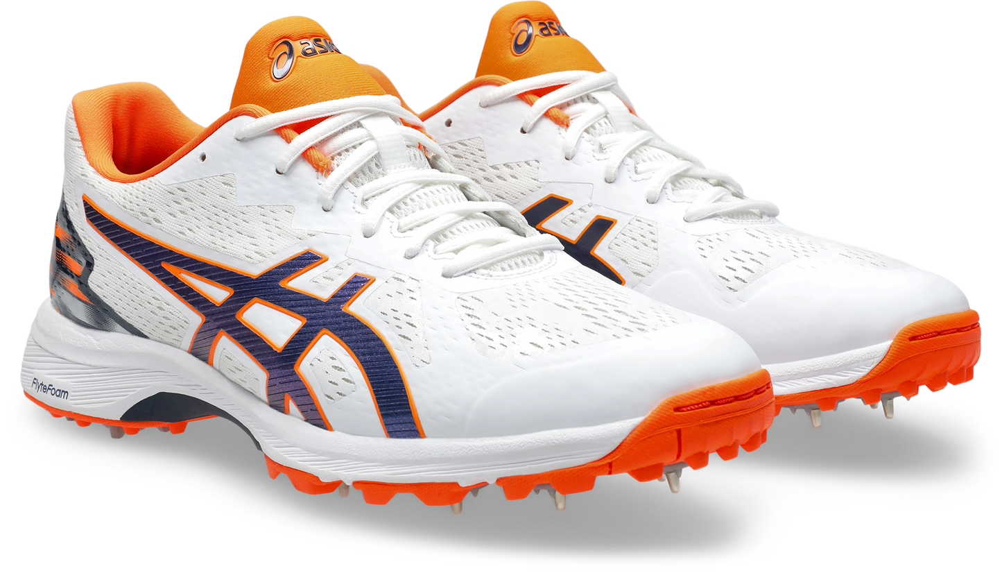 Asics Quick Single FF Cricket Shoe White/Midnight