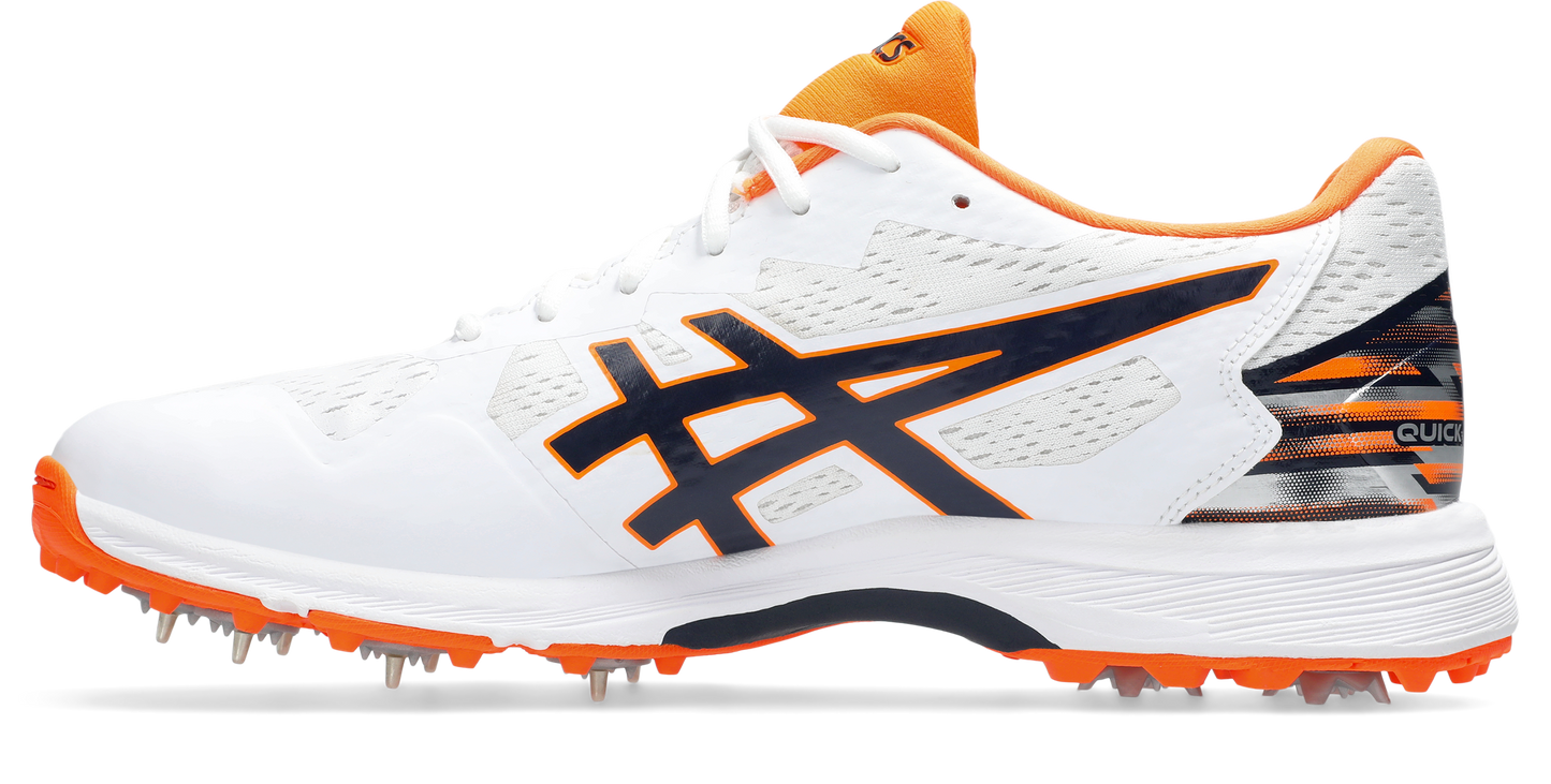 Asics Quick Single FF Cricket Shoe White/Midnight