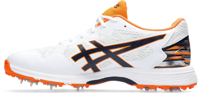 Asics Quick Single FF Cricket Shoe White/Midnight