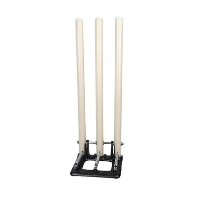 GA Spring Return Cricket Stumps Natural Wood