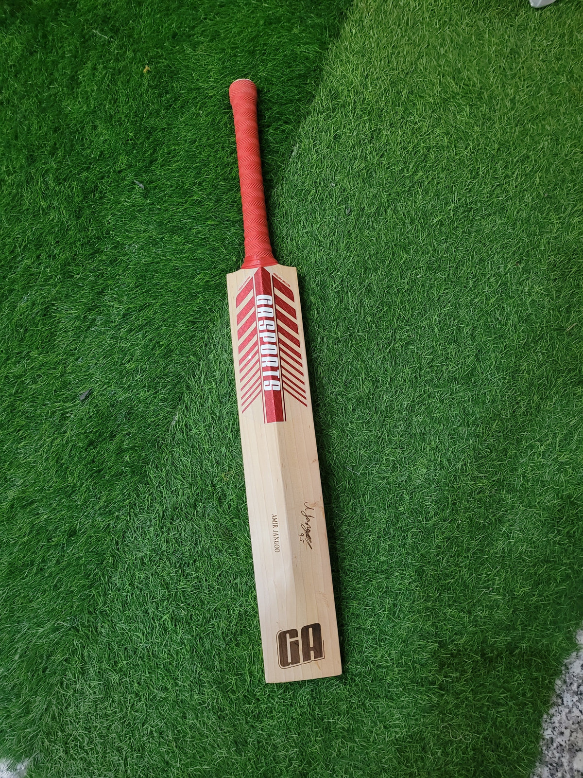 Amir Jangoo AJ 95 Red Player's Cricket Bat
