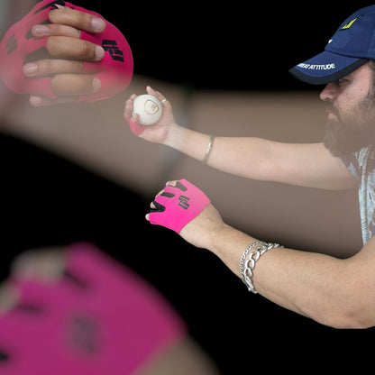 GA Cricket Fielding Gloves Pink