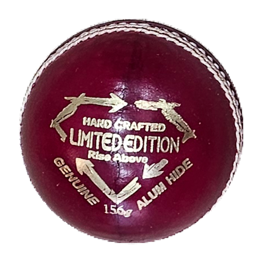 GA Limited Edition 4Pc Red Leather Cricket Ball 156grams