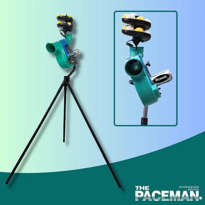Paceman 245 Edge Cricket Bowling Machine | Swing & Spin Training