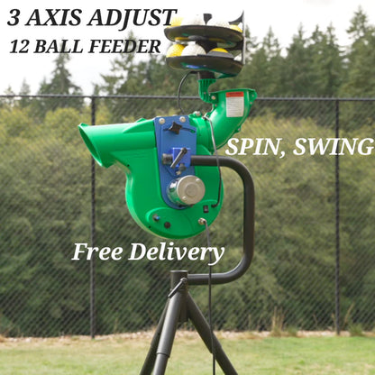 Paceman 245 Edge Cricket Bowling Machine | Swing & Spin Training