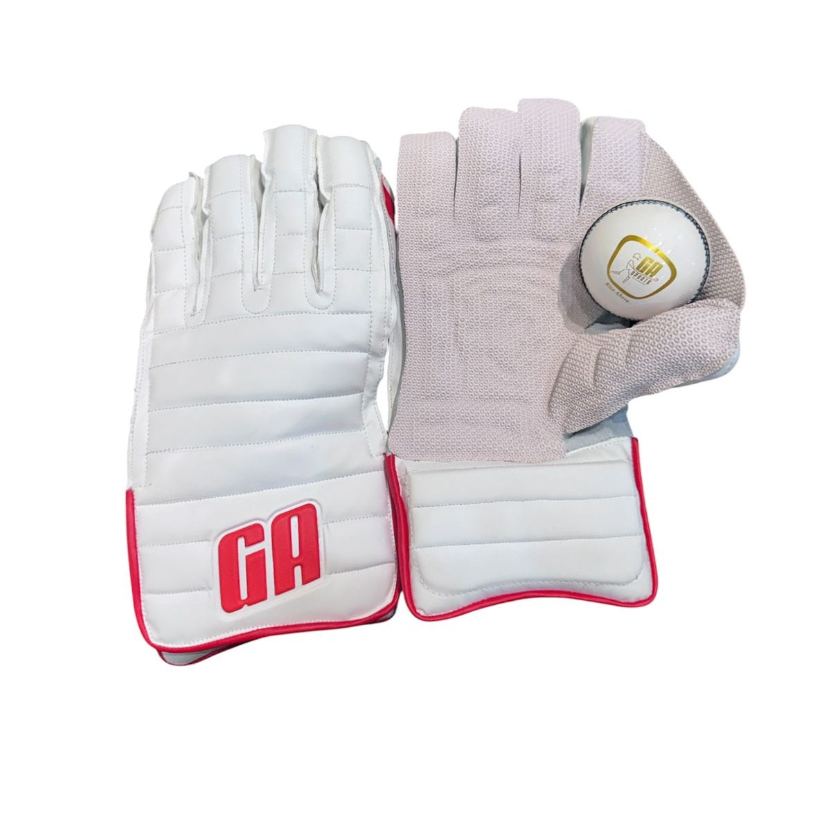 Pro White Wicket Keeping Gloves