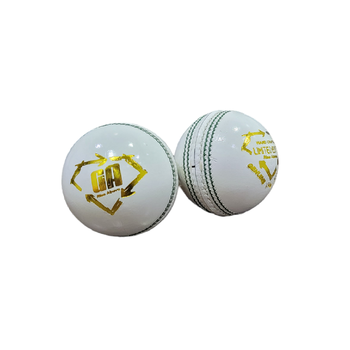 Test LE White Leather Cricket Ball GA