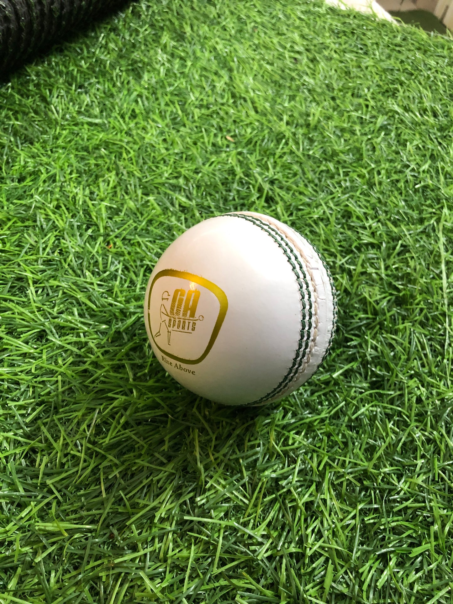 GA Practice White Leather Cricket Ball