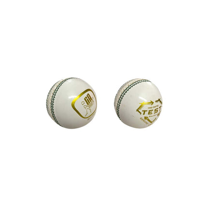 Test White Leather Cricket Ball GA