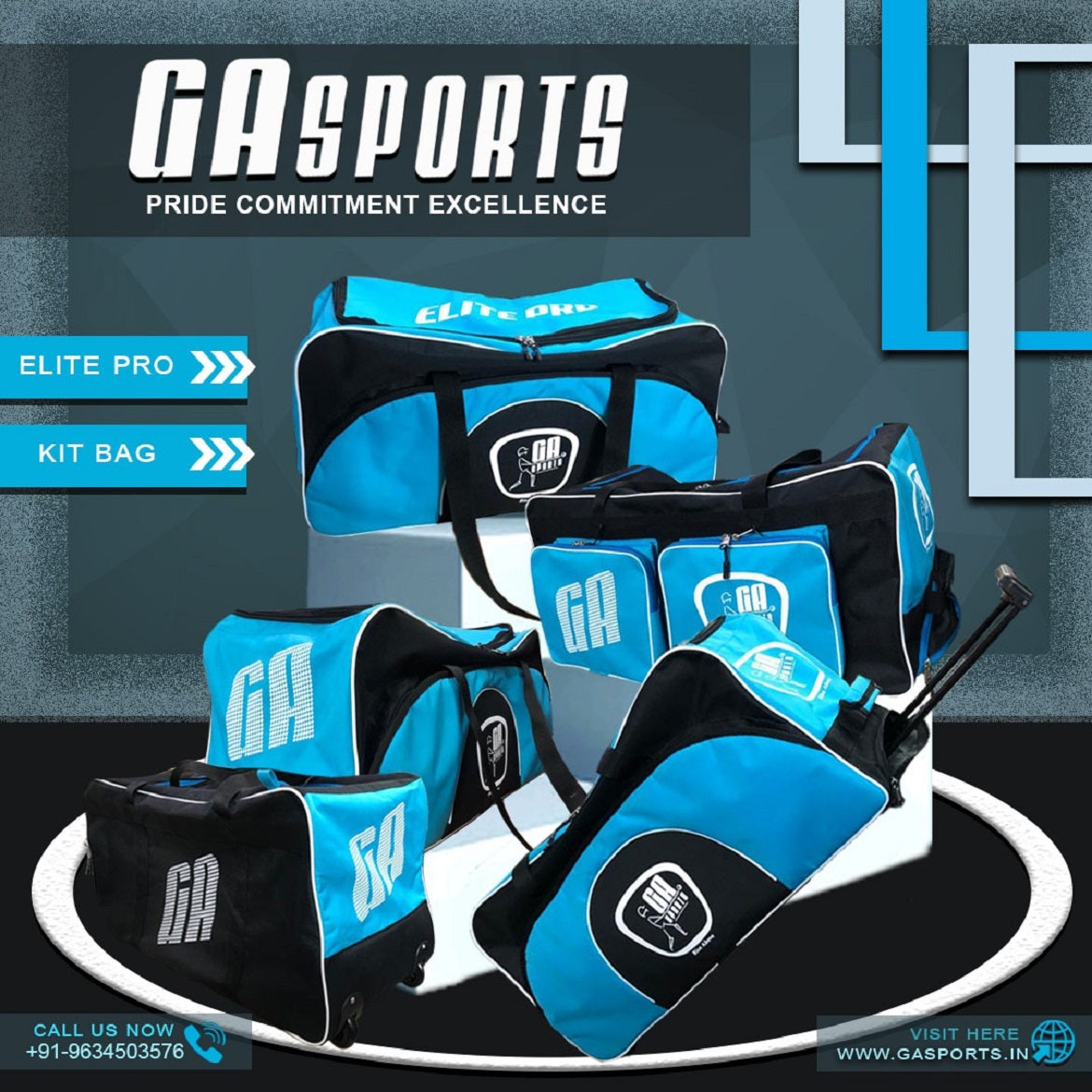 GA Elite Pro Trolley Kit Bag